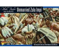 Warlord Games – Miniatures en plastique Unmarried Zulu Impi échelle 28 mm pour Black Powder