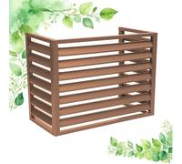 Unmjgybc Aircon Heatump Housse de pompe à chaleur extérieure pour condensateur extérieur Protection en aluminium Mini unité AC divisée en amande sans dessus 100 x 50 x 70 (1,5 P)
