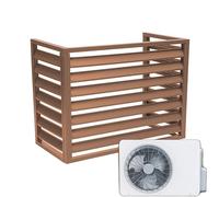 Unmjgybc Aircon Heatump Housse de pompe à chaleur extérieure pour condensateur extérieur Protection en aluminium Mini unité AC divisée en amande sans dessus 110 x 60 x 80 (2 ~ 3P)