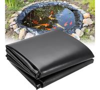 unmjgybc Bâche pour bassin Koi - 4 x 4 m - Simple couche - PEHD - Durable - Facile à installer - Pour projets d'étang