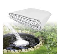 unmjgybc Revêtement de bassin en deux tissus 1 en polyéthylène haute densité 1 × 87 m sans danger pour les poissons, cascades de jardin, bassins de jardin, facile à installer