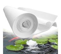 unmjgybc Revêtement de bassin en deux tissus en polyéthylène haute densité 1 × 65 m sans danger pour les poissons, non toxiques, réservoirs et ruisseaux, facile à installer