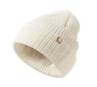 UNNESTAR Bonnets pour enfants - Chapeaux d'hiver chauds pour garçons et filles Casquette polaire extensible avec double couche, beige, 3-8 ans