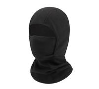 UNNESTAR - Cagoule hivernale à visage complet pour enfants - Masque de ski coupe-vent pour garçons et filles - Doublure de casque en polaire pour temps froid, noir, 4-13 ans