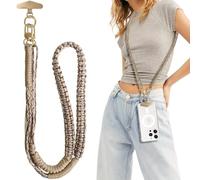 UnnFiko Chaîne universelle pour téléphone portable, marron, handykette