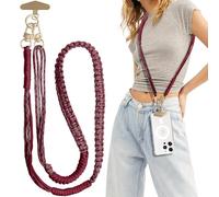 UnnFiko Chaîne universelle pour téléphone portable, rouge, handykette