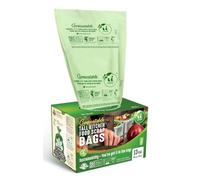 UNNI ASTM D6400 Lot de 50 Sacs Poubelle 100% compostables, 49,2 litres, très résistants 0,85 mils, certifiés BPI US et Europe OK Compost Home