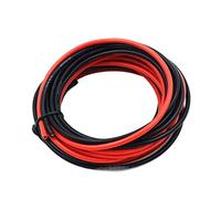 UNNIQ 1 4AWG2.0 Câble de fil électrique de 8mm2 3 mètres [1,5 m noir et rouge de 1,5 m] Résistance à haute température en cuivre souple et flexible fil et câble