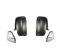UNNIQ Coque Rétroviseur Voiture pour VW pour Crafter 2006-2018 Noir Gauche Droite Voiture Rétroviseur Couverture Aile Latérale A0008111022 2E1857516B (Taille : 4 PCS Set)