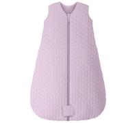 Unnivoll Gigoteuse d'hiver pour bébé - 2,5 tog - 12 à 18 mois - 100 % coton - Fermeture éclair bidirectionnelle - Matelassée - Pour bébé Newbron - Chaude et douce - Violet