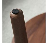 UNNS Fin de Table Table d'appoint de Canapé Table d'appoint en Bois Petite Table de Coin Salon de Chambre à Coucher Meubles de Balcon, Noir (Size : Small)