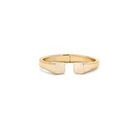 Uno de 50 | Bracelet rigide en or 18 carats | Design géométrique fait main | Taille XL