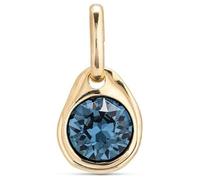 Uno de 50 Charme plaqué or 18 carats circulaire avec cristal