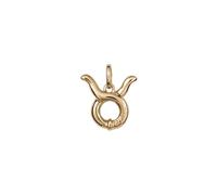 Uno de 50 Charme plaqué or 18 carats en forme du signe du taureau