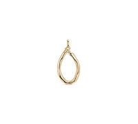 UNO de 50 | Pendentif | Charm plaqué or 18 carats | Lettre abécédaire | Bijou artisanal | Fabriqué en Espagne