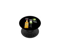 Uno Dos Tres Boisson drôle Tequila Sel Citron Vert PopSockets PopGrip Adhésif