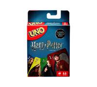 Mattel Games UNO Harry Potter, Jeu De Cartes Familial pour Enfants Et Adultes, Jeu De Société pour Soirée Jeux en Famille Ou en Voyage, 2 À 10 Joueurs, Jouet pour Enfant de 7 Ans et Plus, FNC42