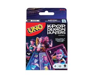 Uno kpop demon hunters-jeu de cartes inspiré du film