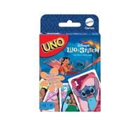 Mattel Games - Disney UNO Lilo et Stitch-Jeu de cartes pour les enfants et la famille JCC10