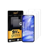 UNO' Lot de 3 films de protection d'écran en verre trempé pour Google Pixel 9A, 6,2", ultra résistant, dureté 9H, anti-rayures, anti-traces de doigts, haute sensibilité, transparence HD, sans bulles