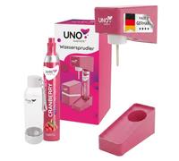 UNO Machine à gazéifier - Modulaire et sans électricité | Compatible avec tous les cylindres de CO₂ avec filetage rotatif standard | Kit comprenant une bouteille d'eau de 1 l et un cylindre de CO₂