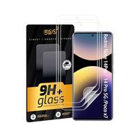 Uno'[Pack 3] Protecteur d'écran flexible en TPU pour Xiaomi Redmi Note 14 Pro+ / Note 14 Pro/Note 14 Pro 5g / Poco X7, anti-rayures, anti-traces de doigts, haute sensibilité et auto-réparable
