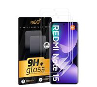 Uno'[Pack 3] Protecteur d'écran flexible en TPU pour Xiaomi Redmi Note 15, anti-rayures, anti-traces de doigts, haute sensibilité et auto-réparable