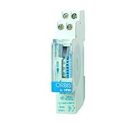 UNO QRD 12 V C.A.INTERRUPTOR HORARIO ANALOGICO 1 MODULO Con RESERVA DIARIO INTERRUPTOR 16(4) A