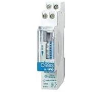 UNO QRS 24 V. INTERRUPTOR HORARIO ANALOGICO 2 MODULOS CON RESERVA SEMANAL 16(4) A