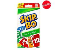UNO SKIP BO - Mattel Games Jeu de cartes Uno Skip BO pour enfants, Jeu de cartes multijoueurs, Jouets de fête