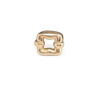 UNOde50 Bague plaquée or 18 carats en forme de maillon carré