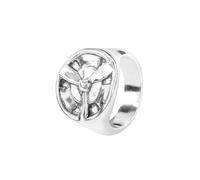 UNOde50 Bague pour femme en argent sterling 925 Taille 21-19,02 mm Alliage de métaux Bijou artisanal Fabriqué en Espagne, Talla 21, Métal, Aucune pierre précieuse