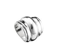 UNOde50 Bague pour femme en argent sterling 925 Taille M 16,51 mm Alliage de métaux Bijou artisanal Fabriqué en Espagne, Talla M, Métal, Aucune pierre précieuse