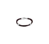 UNOde50 Bracelet en cuir et plaqué argent