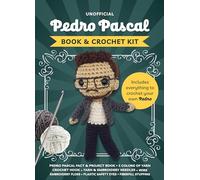 Unofficial Pedro Pascal Book and Crochet Kit: Includes Everything to Crochet Your Own Pedro - Pedro Pascal Fact & Project Book, 5 Colors of Yarn, ... Plastic Safety Eyes, Fiberfill Stuffing