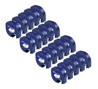 UNOKA Lot de 20 rouleaux A91221 compatibles avec Dymo Letratag Plastic White 12 mm x 4 m 91221 S0721660 pour Dymo Letratag XR LT-100H LT-100T 200B QX50 2000 XM, noir sur blanc