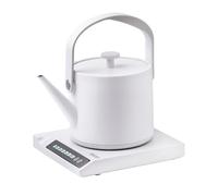 Unold 18210 Clara Bouilloire 1000 W 0,6 l - Rotation à 360° avec fonction maintien au chaud, 7 températures sélectionnables (40 °C - 100 °C) et design compact pour un chauffage précis, blanc