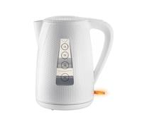Unold 18550 Bouilloire 1.7L 1850W Blanc : Corps en plastique, filtre anti-calcaire amovible, indicateur niveau d'eau, base 360°, arrêt automatique, sans fil, certification CE/LFBG/ROHS/REACH