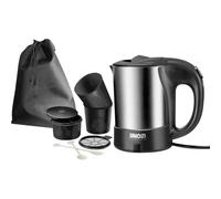 Unold 18575 Reis-set Bouilloire filaire acier inoxydable, noir Contenance: 0.5