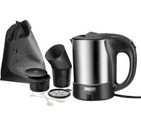 Unold 18575 Reis-set Bouilloire filaire acier inoxydable, noir Contenance: 0.5 l