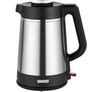 Unold BLITZKOCHER Thermo Bouilloire acier inoxydable, noir Contenance: 1.5 l