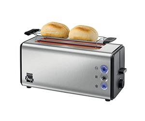 Unold 38915 Grille-pain Onyx Duplex à 2 fentes, en inox, 1180-1400 W