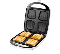 Unold 48480 gaufrier et appareil à croque-monsieur 1100 W Acier inoxydable, Blanc