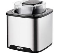 UNOLD 48855 Gelato - Machine à glace - 1.5 litre - 12 W - inox/noir
