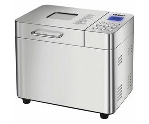 Unold 68456 Machine à Pain 550W Acier Inoxydable, 1kg, 14 Programmes, Écran LCD, Départ Différé 15h, Programmes Pain Complet et Sans Gluten