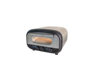 Unold 68806 Four à Pizza 1 Pizza Ø30cm 1700W Acier Inoxydable, Minuteur Digital, Thermostat Réglable, Température Max 450°C