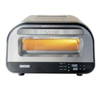 Unold Four à pizza LUIGI 68816 – 1700 W, inox, 1 pizza, 450 °C, minuteur numérique 1 h, Ø 30 cm