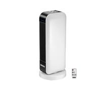 Unold 86430 Chauffage Ventilateur Électrique 2000W Vitrocéramique, Oscillation 70°, Thermostat 10-35°C, Écran LED, Télécommande, Sécurité Anti-chute et Surchauffe