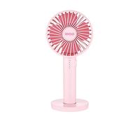 Unold 86624 Breezy II Pantacourt avec Miroir intégré dans Le Socle, 5 Vitesses et Voyant LED Rose
