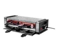Unold Appareil à raclette Delice Basic – inox noir – 8 pers – Anti-adhésif Greblon®